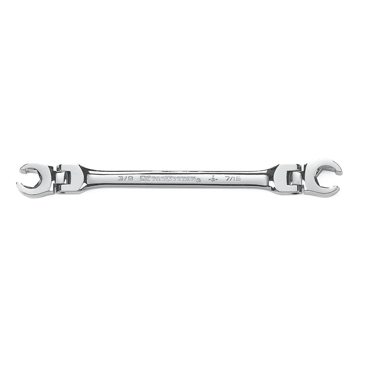 Gearwrench 81910 5 Piece Flex Head Flare Nut SAE Wrench Set