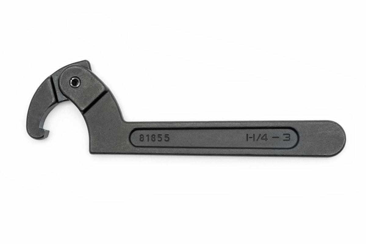 Gearwrench 81856 2" to 4-3/4" Adjustable Hook Black Oxide Spanner Wrench
