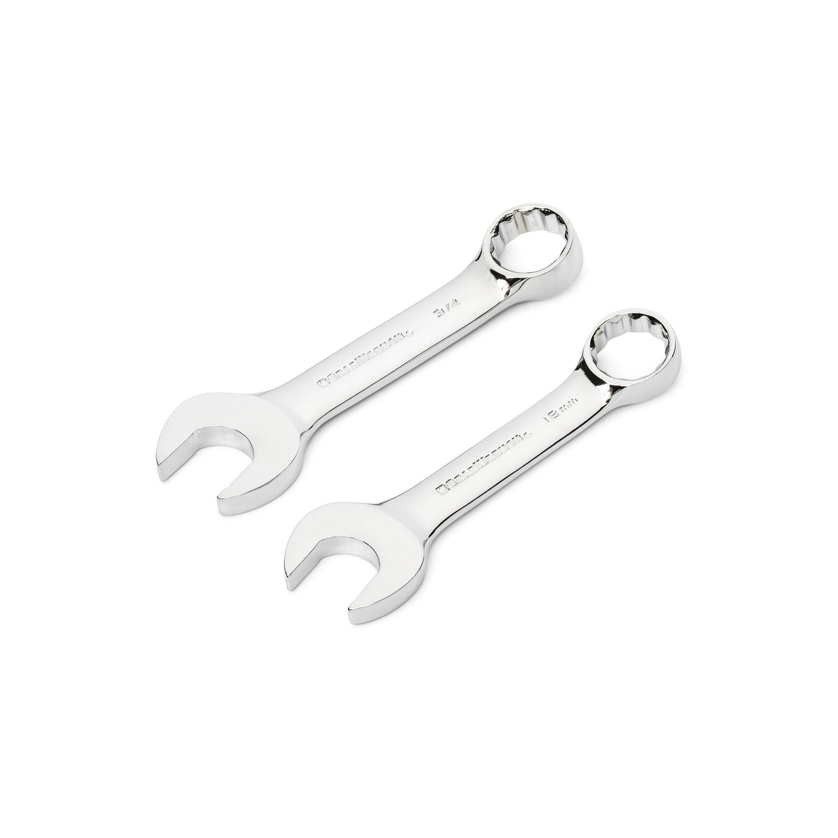 Gearwrench 81903 20 Piece 12 Point Stubby Combination SAE/Metric Wrench Set