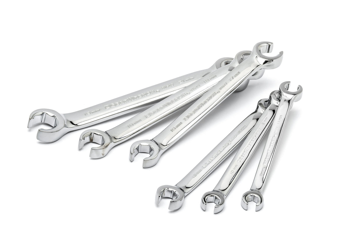 Gearwrench 81906 6 Piece Flare Nut Metric Wrench Set
