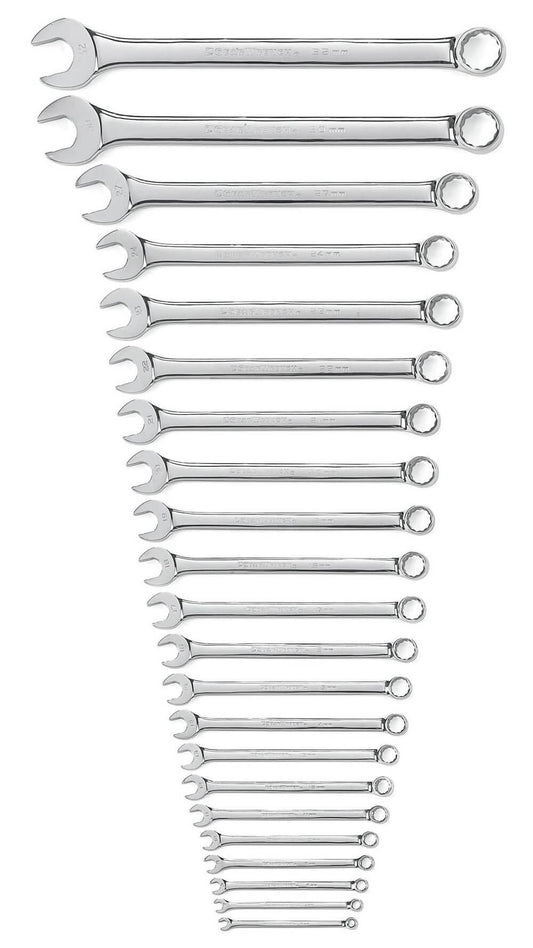 Gearwrench 81916 22 Piece 12 Point Long Pattern Combination Metric Wrench Set