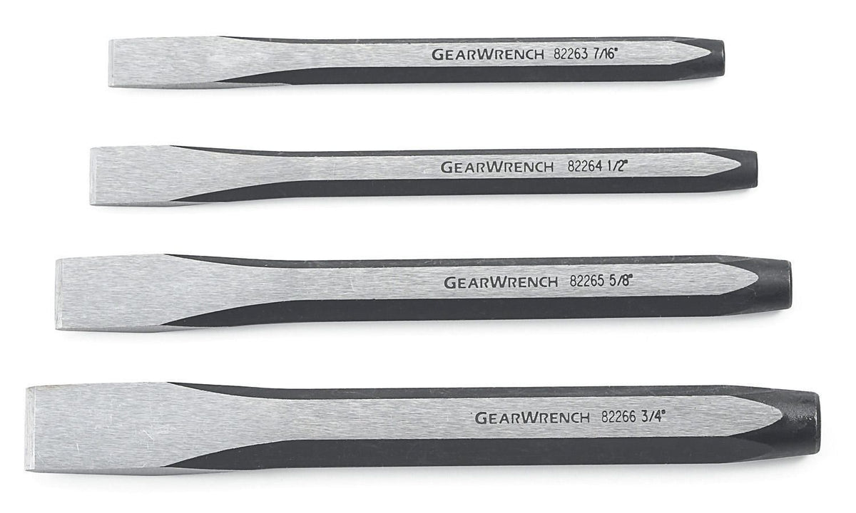 Gearwrench 82308 4 Piece Cold Chisel Set