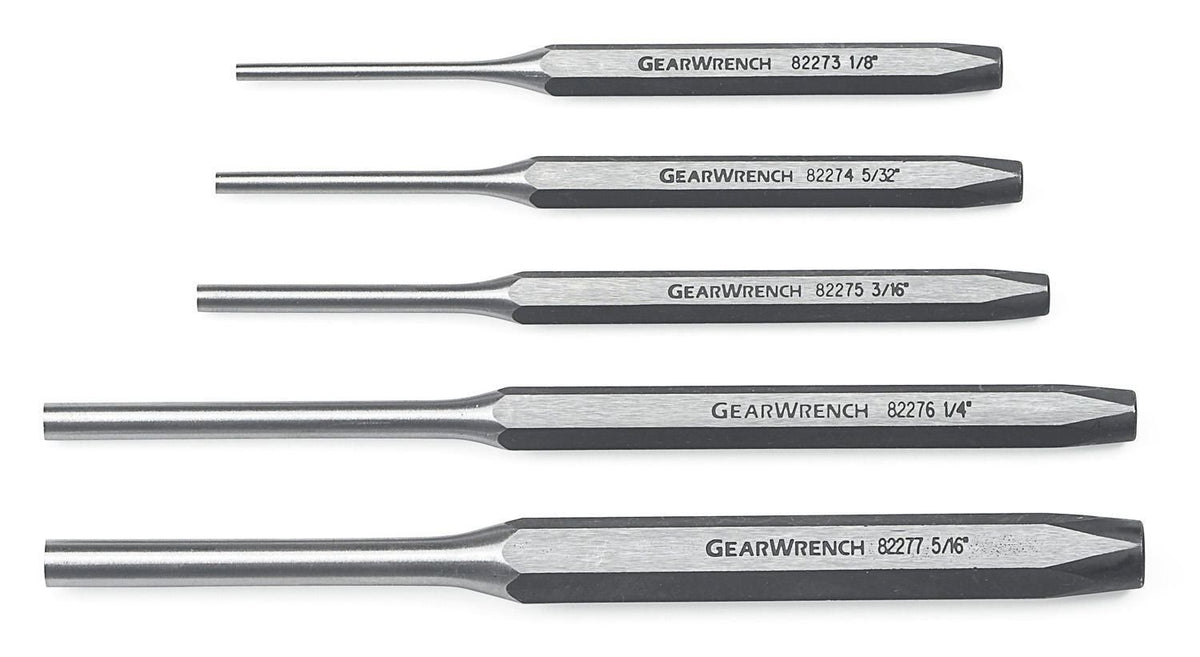 Gearwrench 82309 5 Piece Pin Punch Set