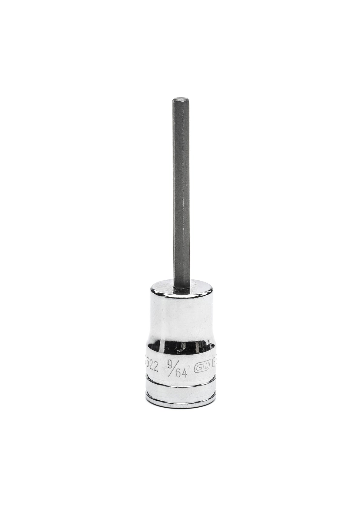 Gearwrench 82522 3/8" Drive Mid Length Hex Bit SAE Socket 9/64"