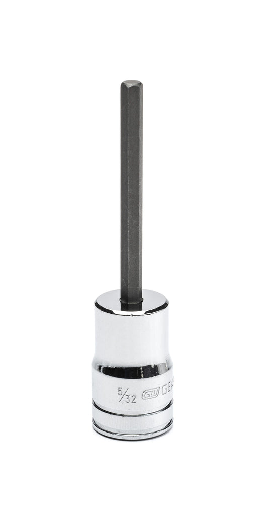 Gearwrench 82523 3/8" Drive Mid Length Hex Bit SAE Socket 5/32"