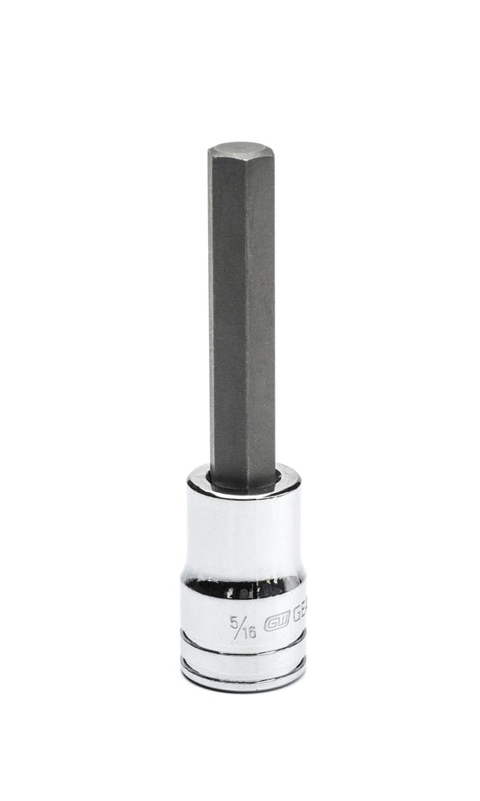 Gearwrench 82527 3/8" Drive Mid Length Hex Bit SAE Socket 5/16"