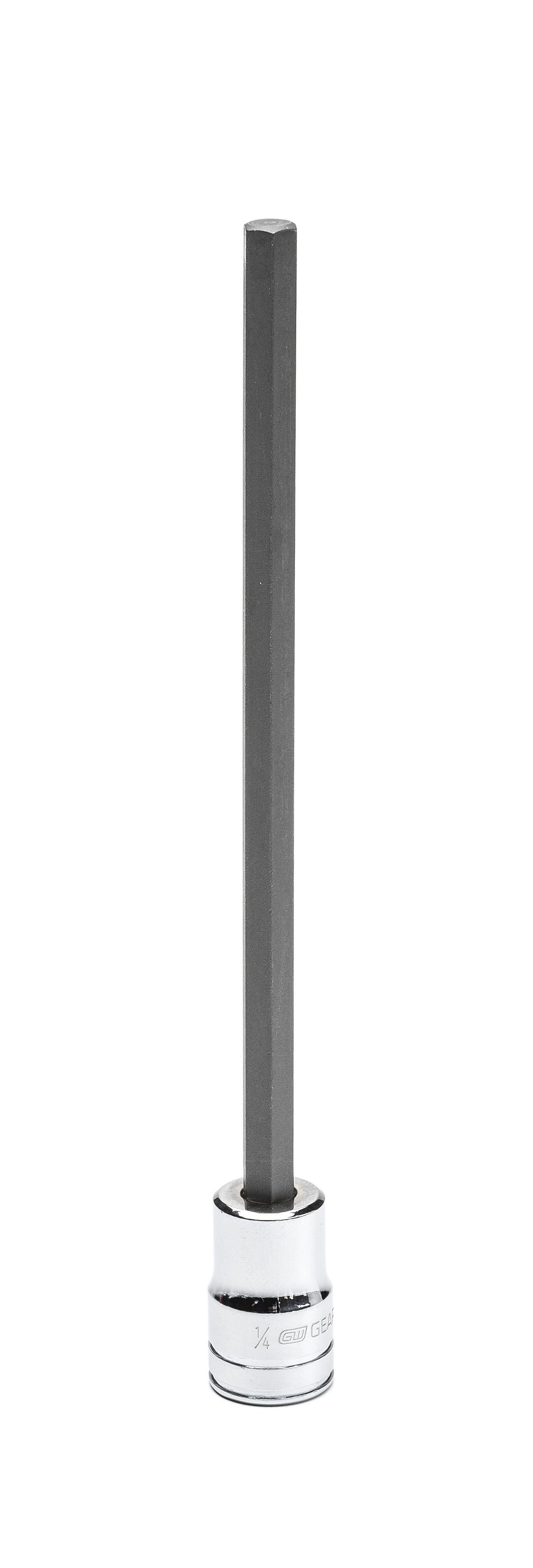 Gearwrench 82534 3/8" Drive Long Length Hex Bit SAE Socket 1/4"
