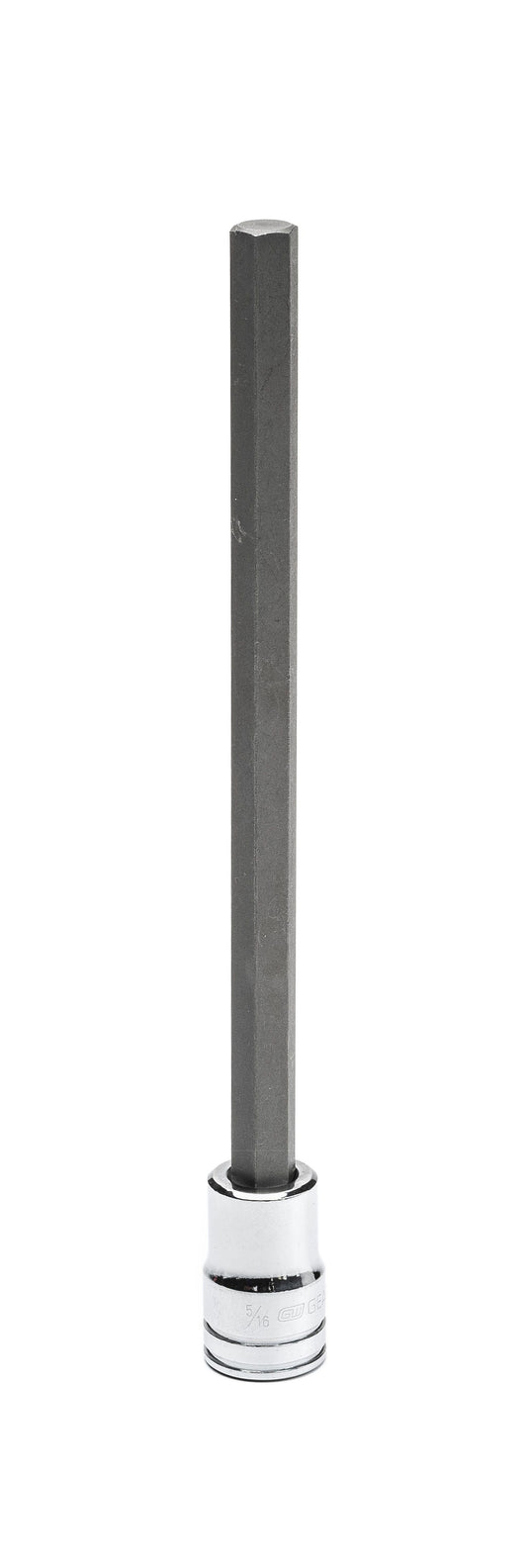 Gearwrench 82535 3/8" Drive Long Length Hex Bit SAE Socket 5/16"