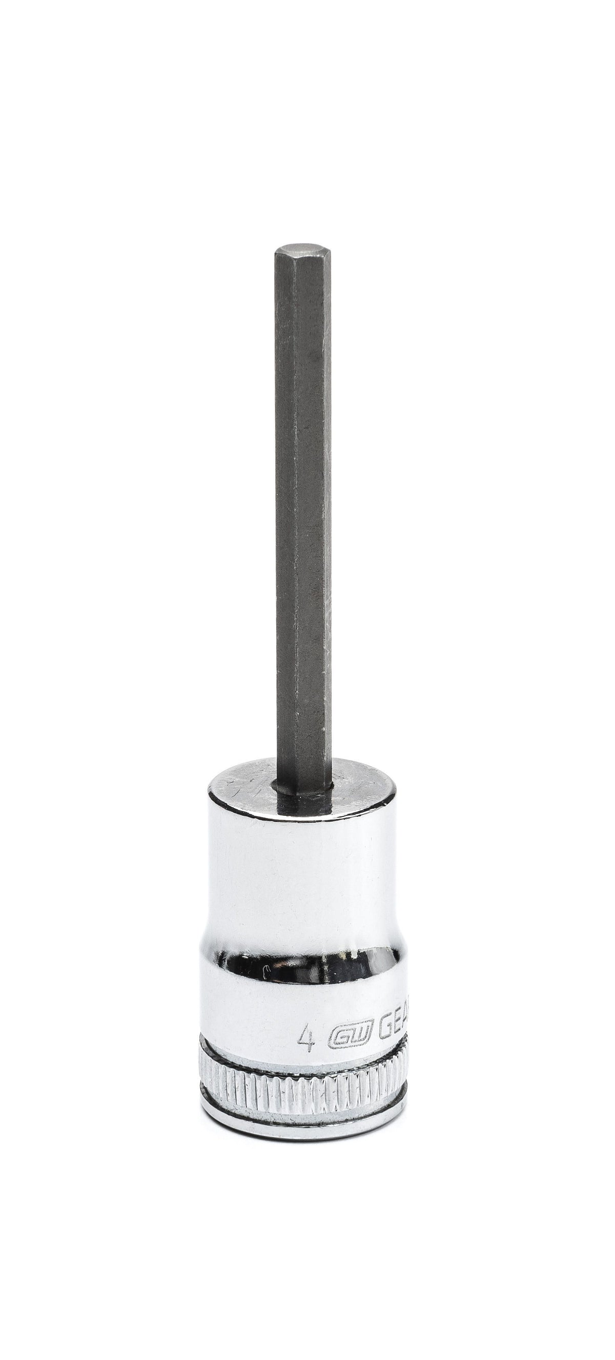 Gearwrench 82539 3/8" Drive Mid Length Hex Bit Metric Socket 4mm