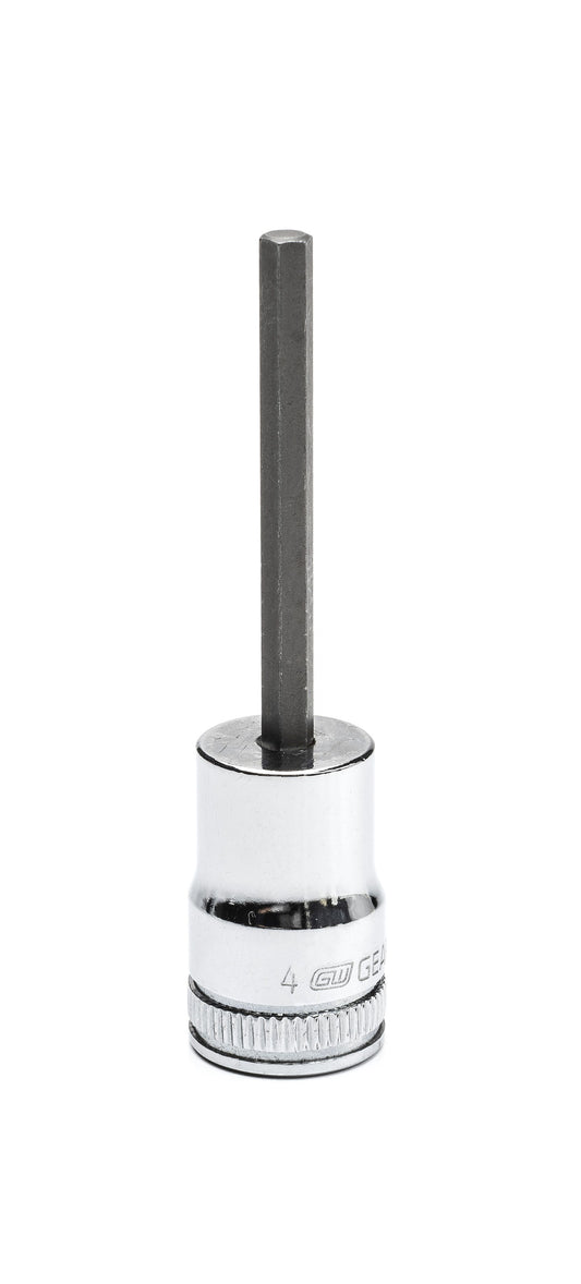 Gearwrench 82539 3/8" Drive Mid Length Hex Bit Metric Socket 4mm