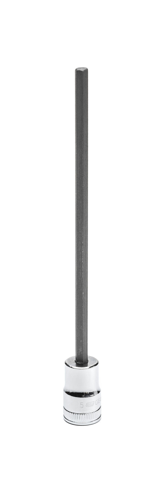 Gearwrench 82548 3/8" Drive Long Length Hex Bit Metric Socket 5mm