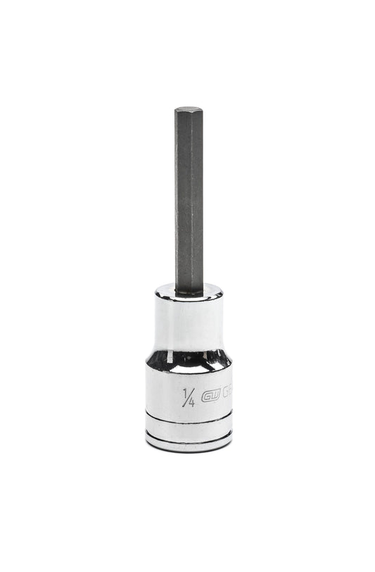 Gearwrench 82555 1/2" Drive Mid Length Hex Bit SAE Socket 1/4"