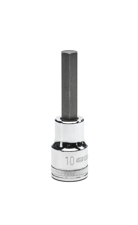 Gearwrench 82573 1/2" Drive Mid Length Hex Bit Metric Socket 10mm