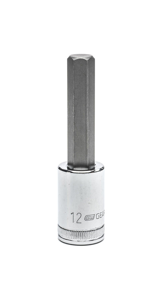 Gearwrench 82574 1/2" Drive Mid Length Hex Bit Metric Socket 12mm