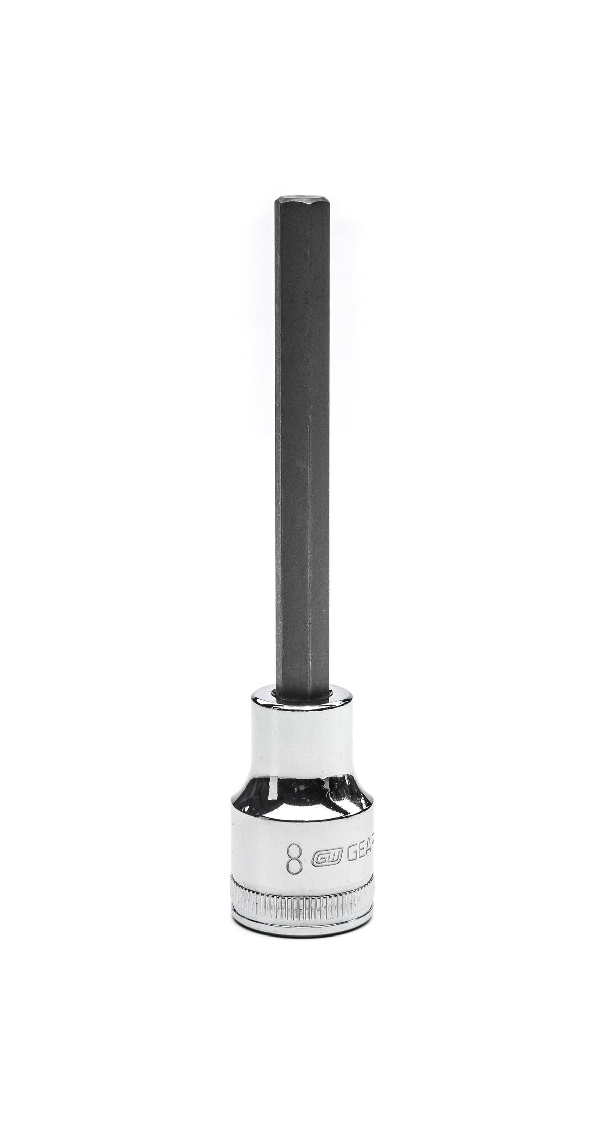Gearwrench 82580 1/2" Drive Long Length Hex Bit Metric Socket 8mm