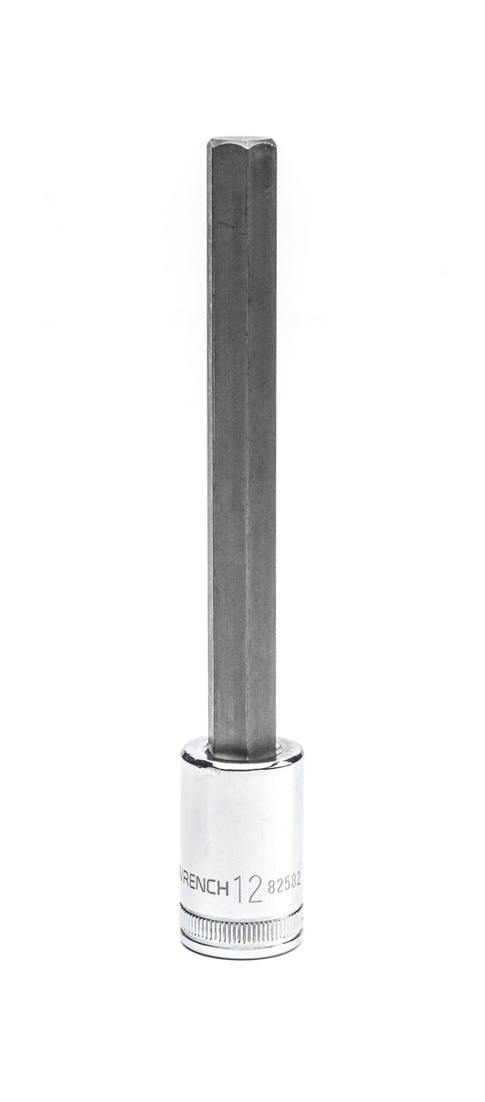 Gearwrench 82582 1/2" Drive Long Length Hex Bit Metric Socket 12mm