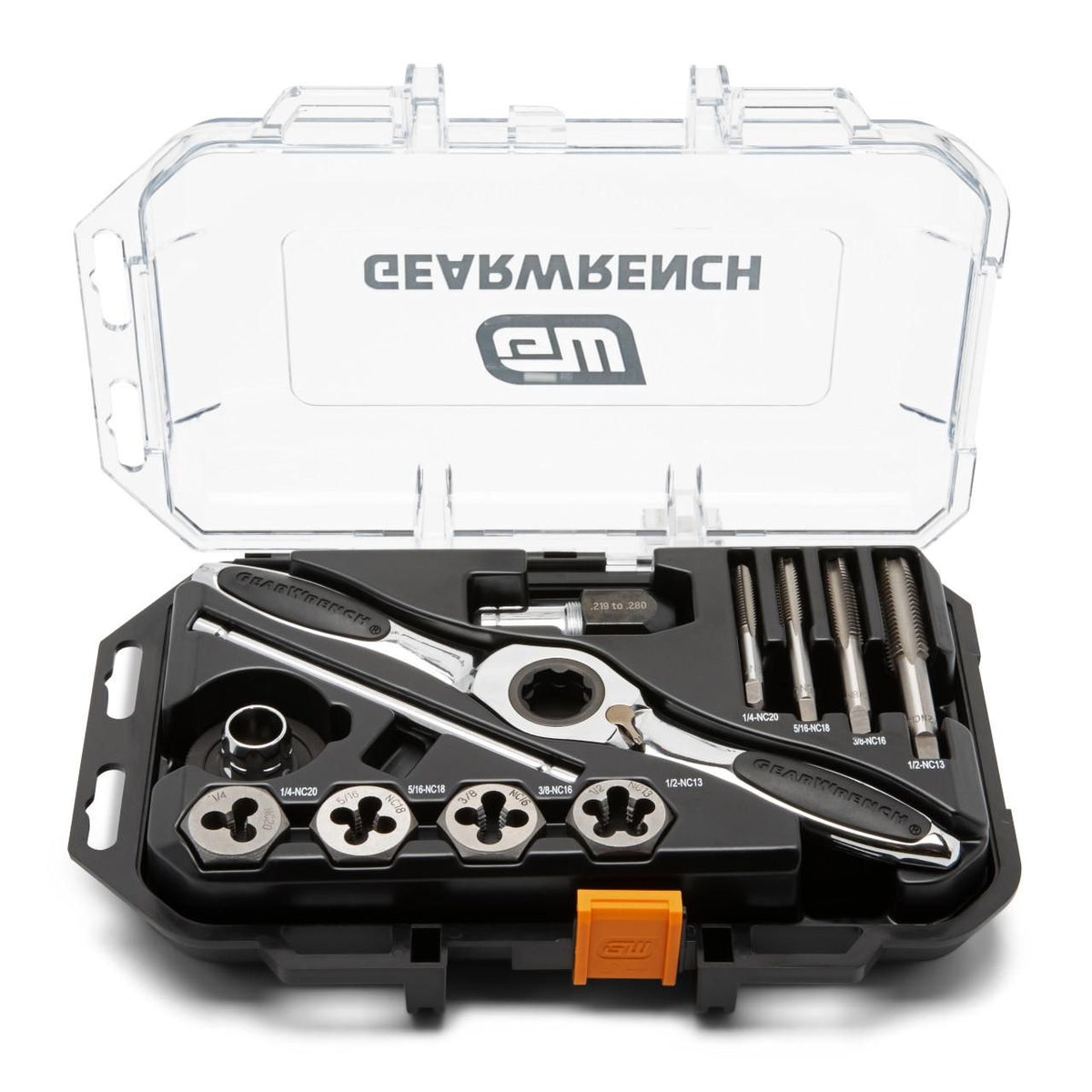 Gearwrench 82817 13 Piece SAE Ratcheting Tap & Die Set