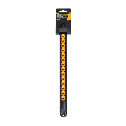 Gearwrench 83127 3/8" Drive Magnetic Socket Rail Includes 14 Clips