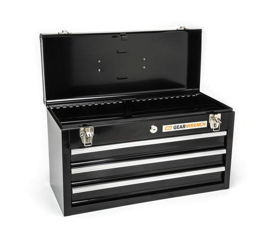 Gearwrench 83151 20" 3 Drawer Black Steel Tool Box