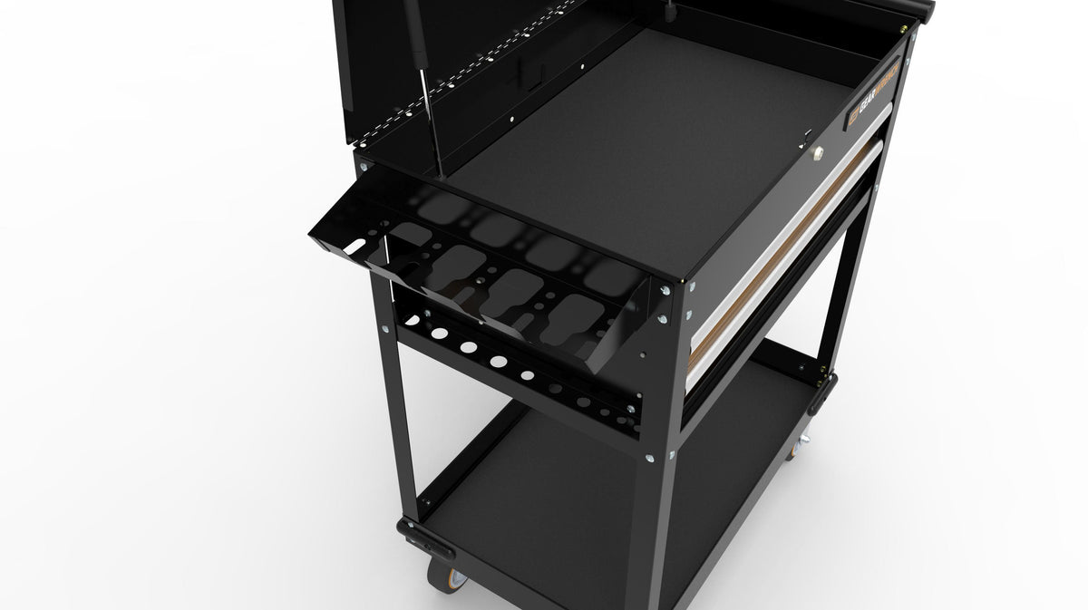 Gearwrench 83167 32" 2 Drawer Black & Orange Utility Cart