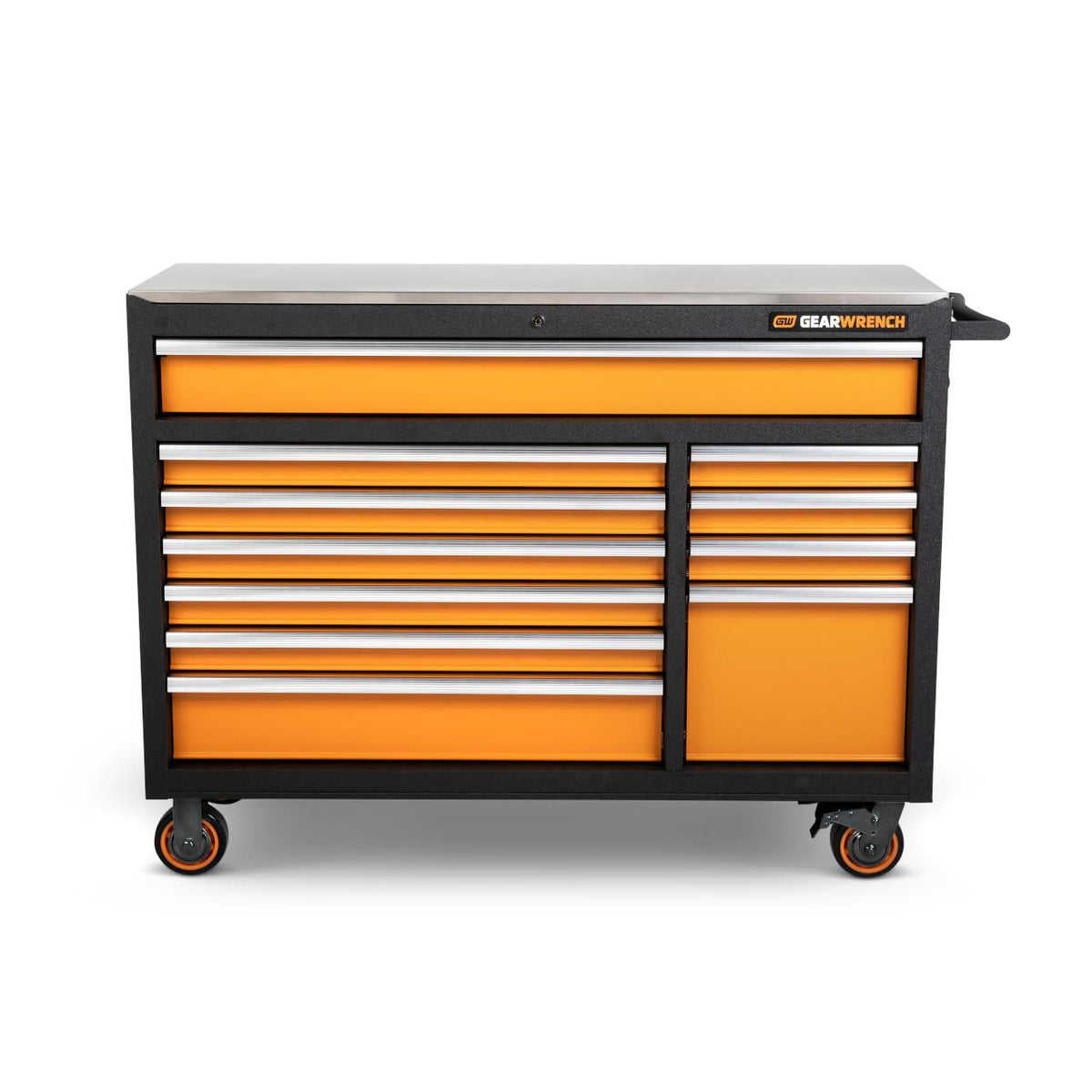 Gearwrench 83247 52" 11 Drawer Rolling Tool Cabinet with Stainless Steel Worktop
