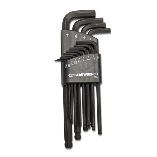 Gearwrench 83524 13 Piece Long Ball End SAE Hex Key Set