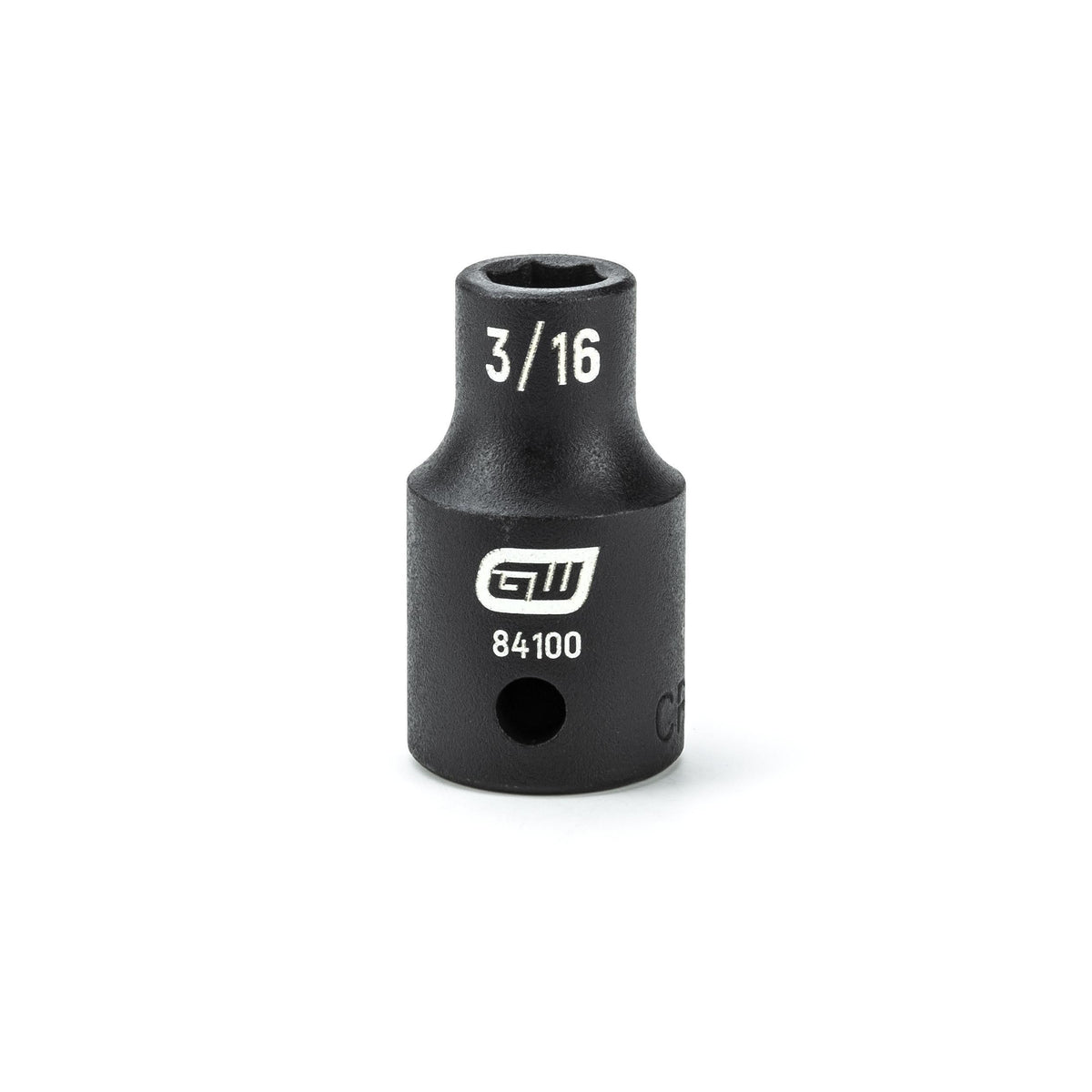 Gearwrench 84100 1/4" Drive 6 Point Standard Impact SAE Socket 3/16"
