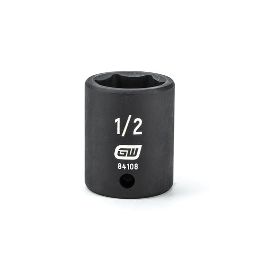 Gearwrench 84108 1/4" Drive 6 Point Standard Impact SAE Socket 1/2"