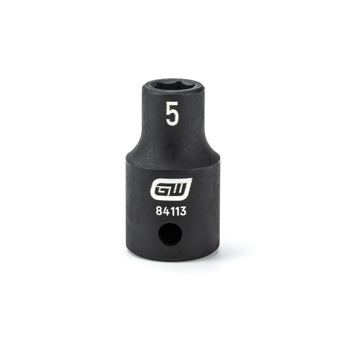 Gearwrench 84113 1/4" Drive 6 Point Standard Impact Metric Socket 5mm