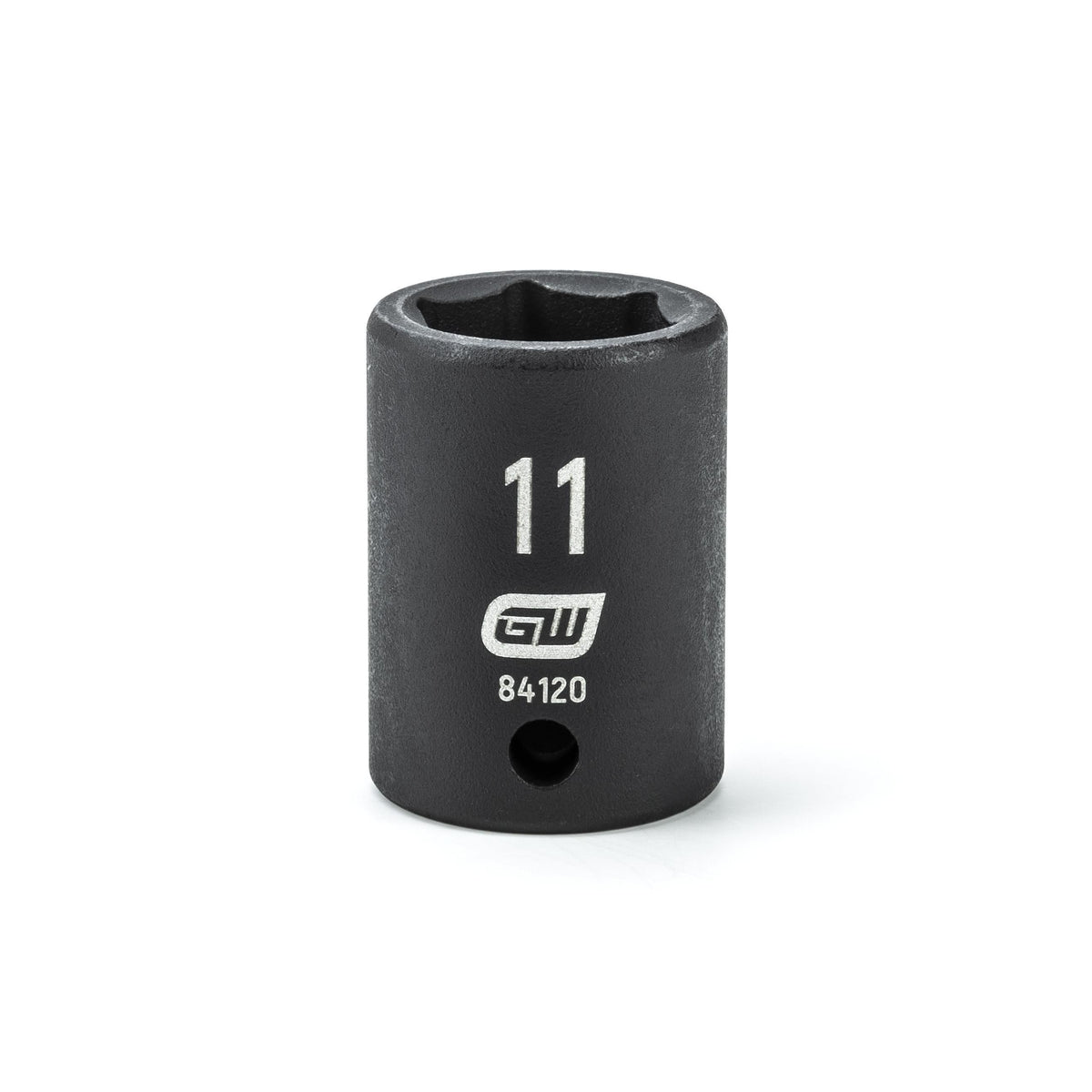 Gearwrench 84120 1/4" Drive 6 Point Standard Impact Metric Socket 11mm