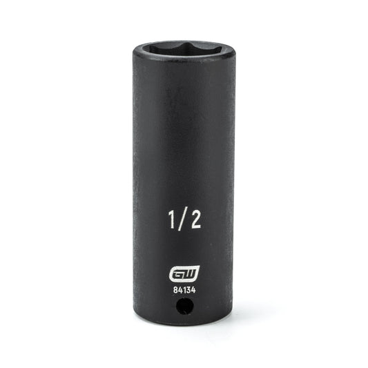 Gearwrench 84134 1/4" Drive 6 Point Deep Impact SAE Socket 1/2"