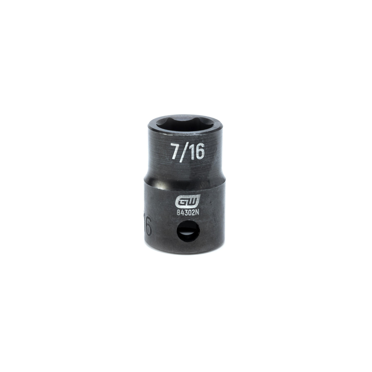 Gearwrench 84302N 3/8" Drive 6 Point Standard Impact SAE Socket 7/16"