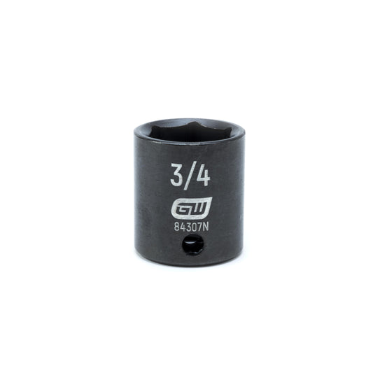Gearwrench 84307N 3/8" Drive 6 Point Standard Impact SAE Socket 3/4"