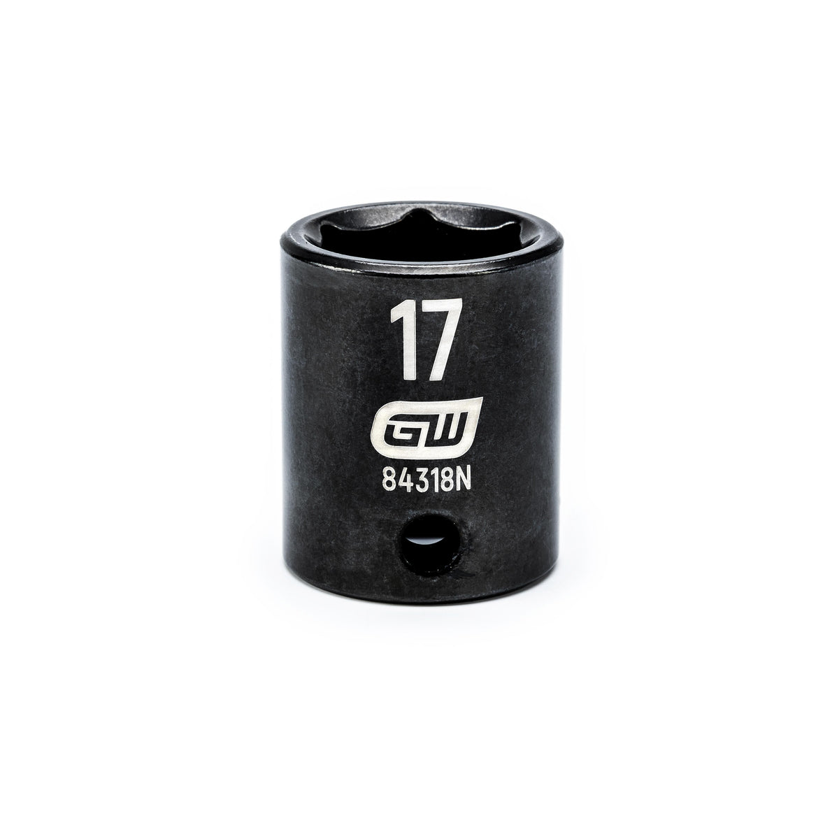 Gearwrench 84318N 3/8" Drive 6 Point Standard Impact Metric Socket 17mm