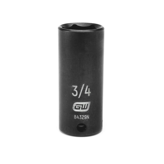 Gearwrench 84329N 3/8" Drive 6 Point Deep Impact SAE Socket 3/4"