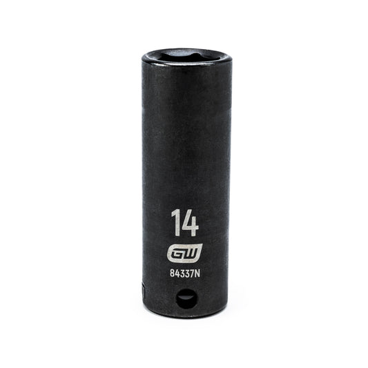 Gearwrench 84337N 3/8" Drive 6 Point Deep Impact Metric Socket 14mm