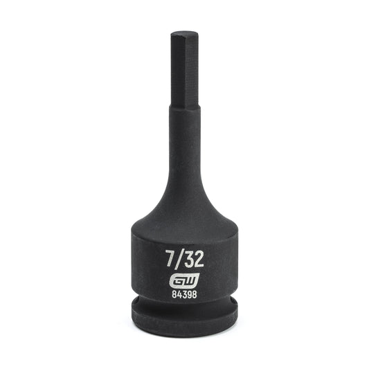 Gearwrench 84398 3/8" Drive Hex Bit Impact SAE Socket 7/32"