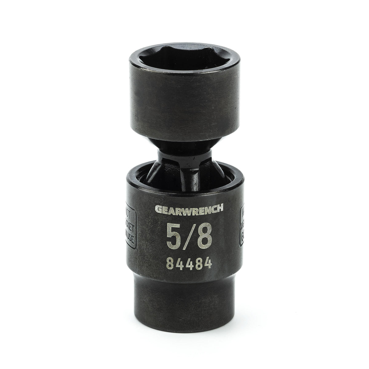 Gearwrench 84484 3/8" Drive 6 Point Standard X-Core™ Pinless Impact Universal SAE Socket 5/8"