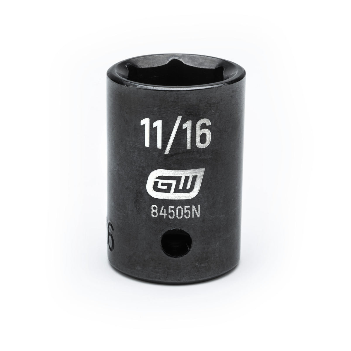 Gearwrench 84505N 1/2" Drive 6 Point Standard Impact SAE Socket 11/16"
