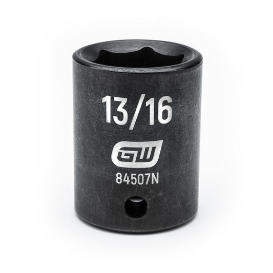 Gearwrench 84507N 1/2" Drive 6 Point Standard Impact SAE Socket 13/16"