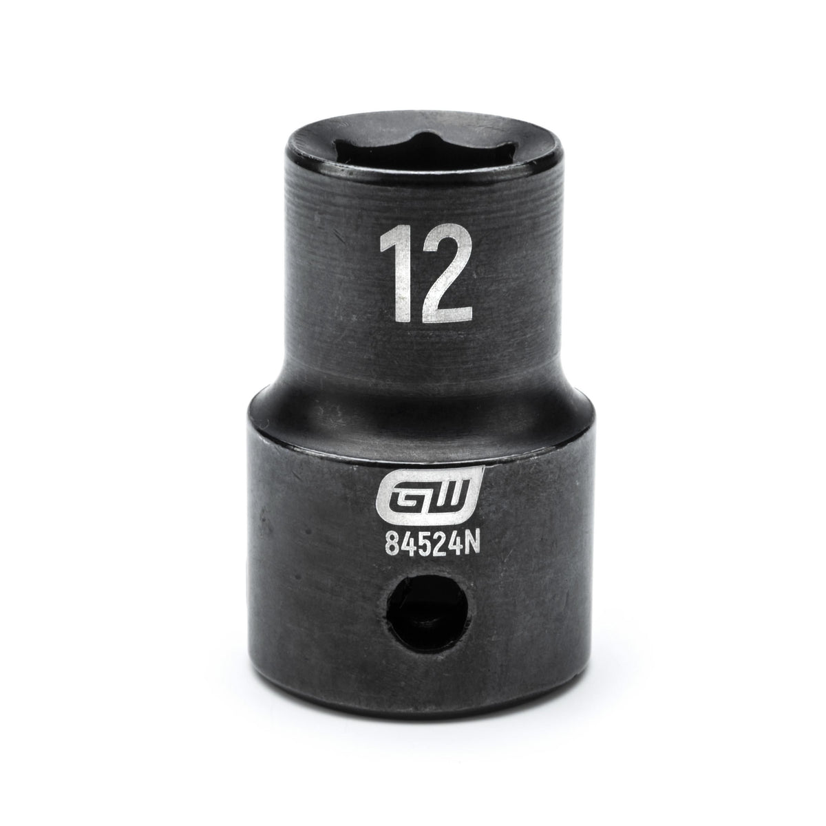 Gearwrench 84524N 1/2" Drive 6 Point Standard Impact Metric Socket 12mm