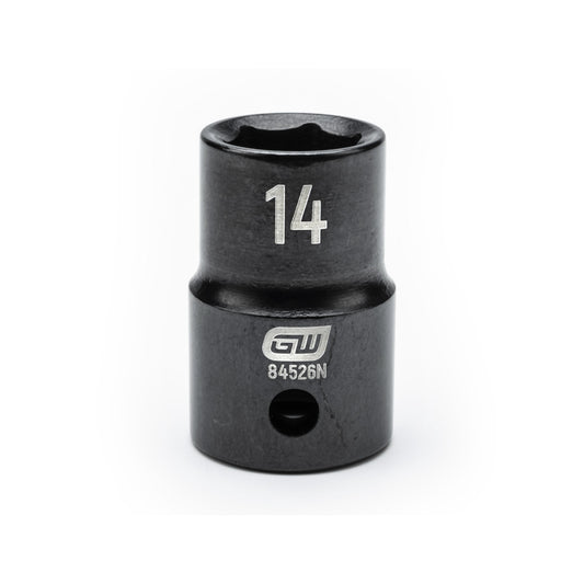Gearwrench 84526N 1/2" Drive 6 Point Standard Impact Metric Socket 14mm
