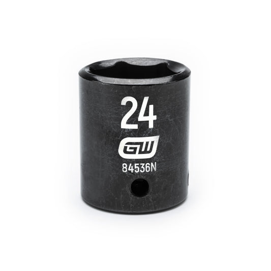 Gearwrench 84537N 1/2" Drive 6 Point Standard Impact Metric Socket 25mm