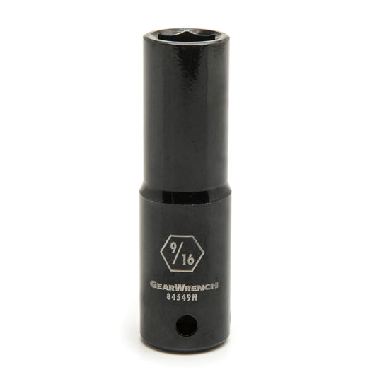 Gearwrench 84549N 1/2" Drive 6 Point Deep Impact SAE Socket 9/16"