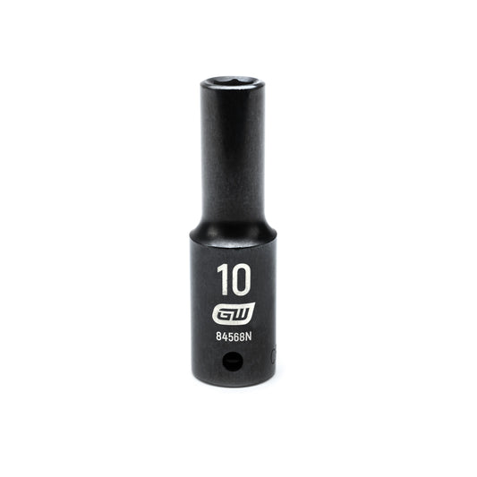 Gearwrench 84568N 1/2" Drive 6 Point Deep Impact Metric Socket 10mm