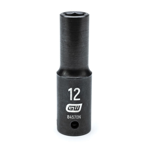 Gearwrench 84570N 1/2" Drive 6 Point Deep Impact Metric Socket 12mm