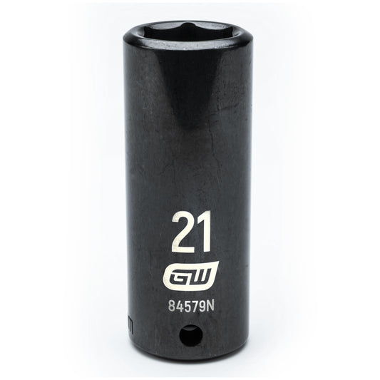 Gearwrench 84579N 1/2" Drive 6 Point Deep Impact Metric Socket 21mm