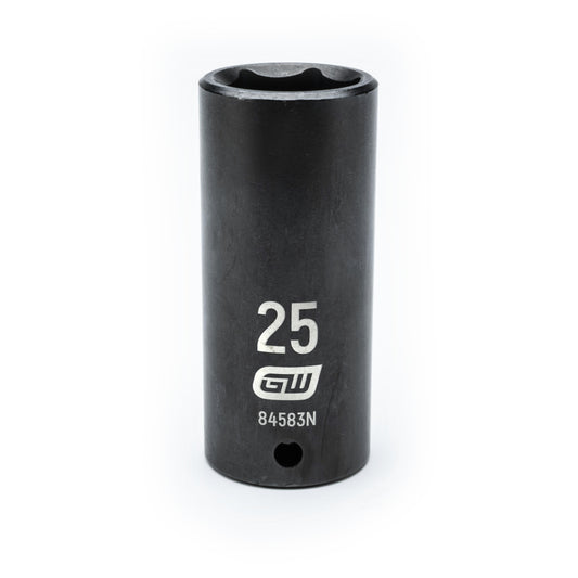 Gearwrench 84583N 1/2" Drive 6 Point Deep Impact Metric Socket 25mm
