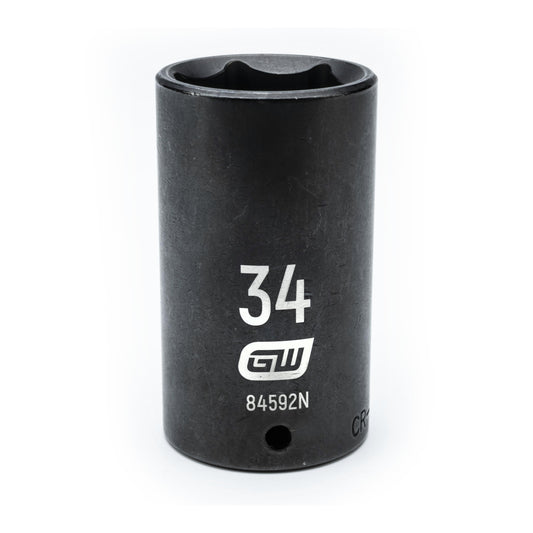 Gearwrench 84592N 1/2" Drive 6 Point Deep Impact Metric Socket 34mm