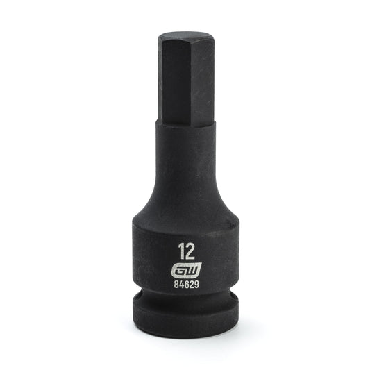 Gearwrench 84629 1/2" Drive Hex Bit Impact Metric Socket 12mm